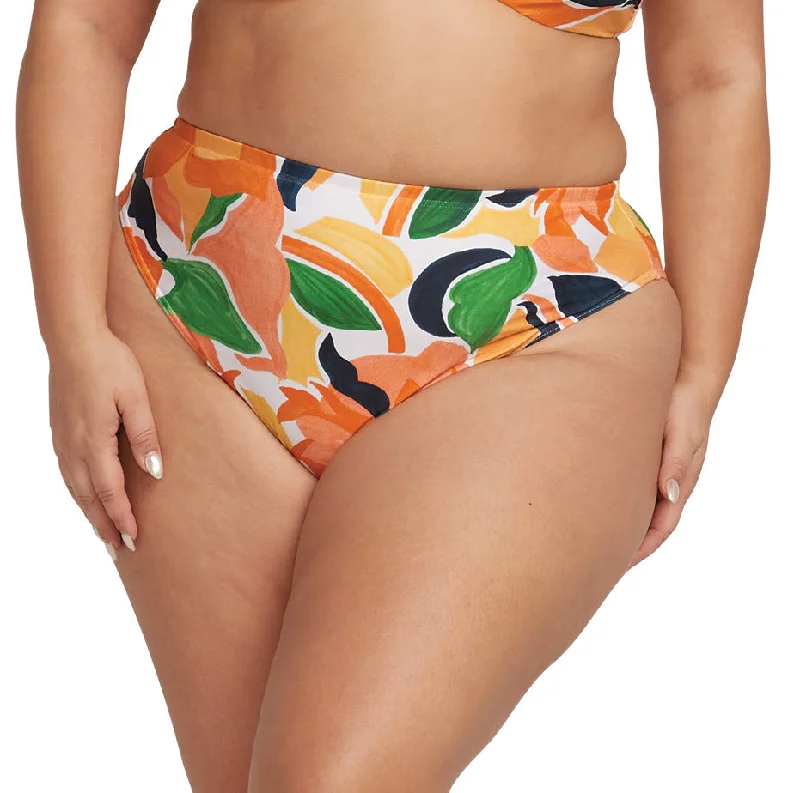 Artesands Swimwear De L'Hortus Richter Orange High Cut Bikini Bottom 4861DL