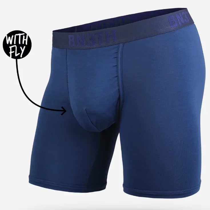 CLASSIC BOXER BREIF W/FLY NAVY