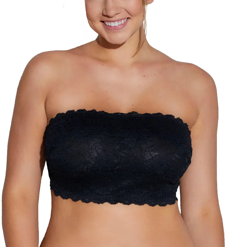 Cosabella Never Say Never Curvy Flirtie Bandeau Bra (NEVER1101) - Black