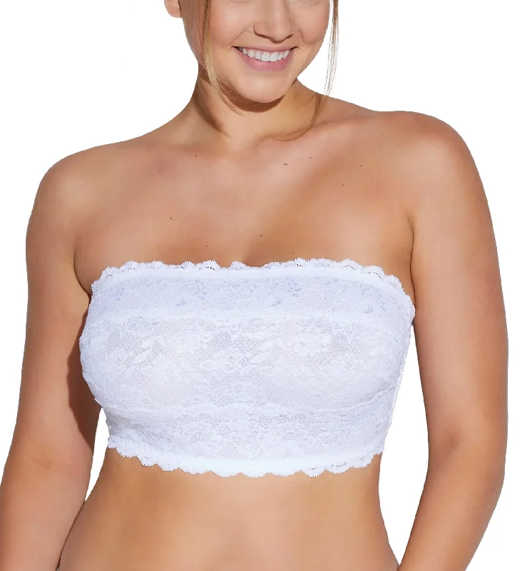 Cosabella Never Say Never Curvy Flirtie Bandeau Bra (NEVER1101) - White