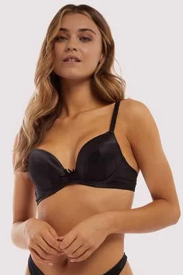 DEJA DAY PPDD003 SOPHIA BLACK PLUNGE BRA