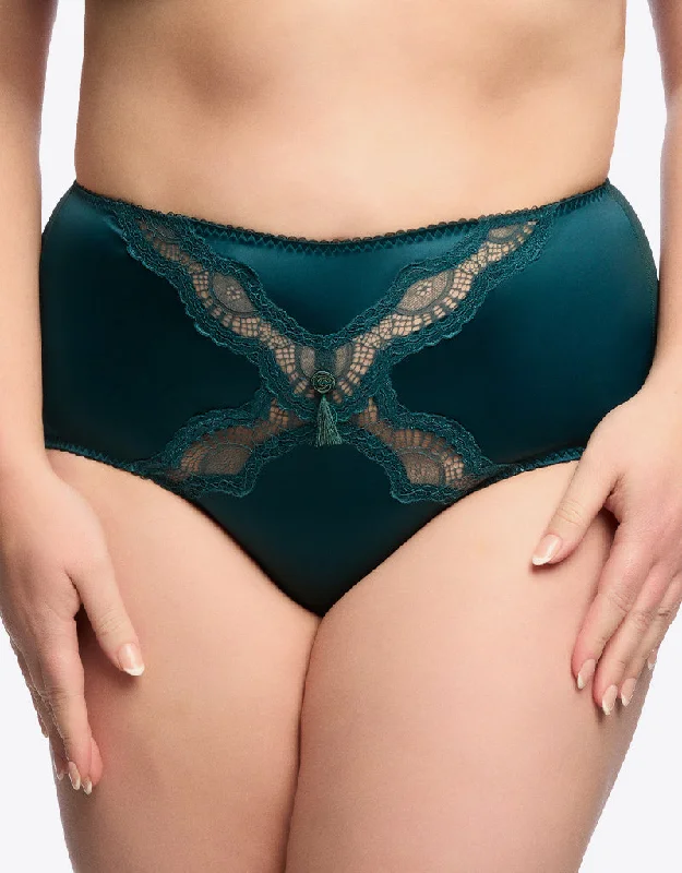 Dita Von Teese Star Lift High Waist Brief Eden Green