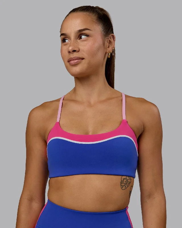 Embrace Sports Bra - Power Cobalt-Fuchsia Pink