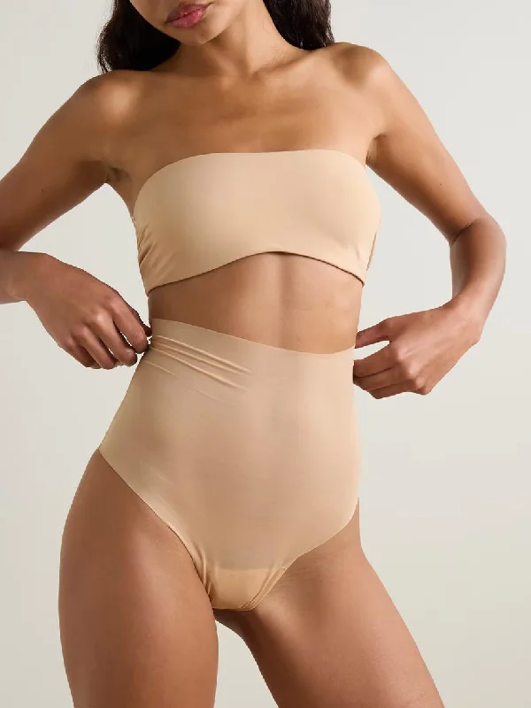 Featherlight control thong