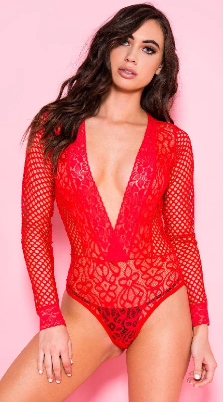 Flower Feels Lace Teddy