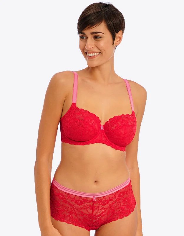 Freya Offbeat Side Support Bra Chilli Red