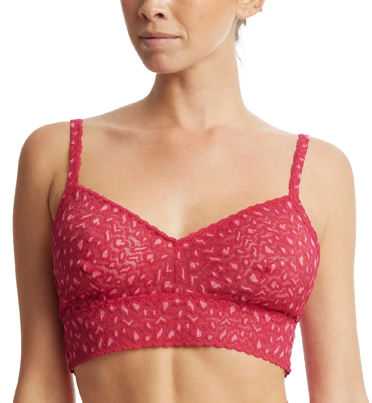 Hanky Panky Cross-Dyed Retro Bralette (7J7271) - Berry Sangria/Pink