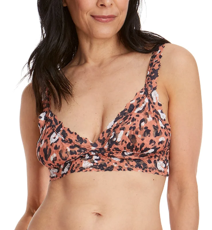 Hanky Panky Printed Crossover Bralette (PR113) - Cheeky Cheetah