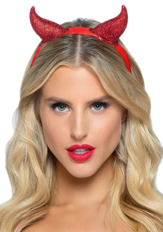 LEG AVENUE LATEX DEVIL HORN HEADBAND A2883