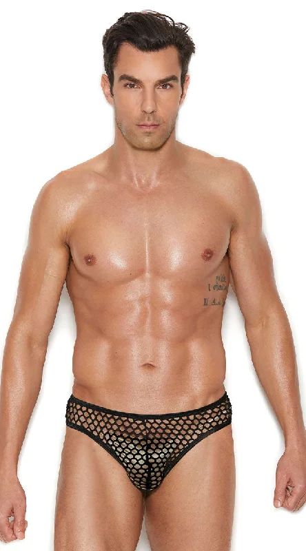 Men's Fishnet Fears Thong Brief