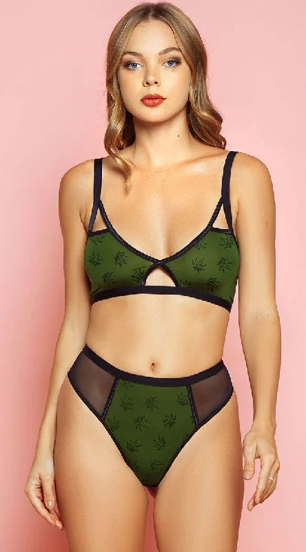 Need For Weed Bra Set