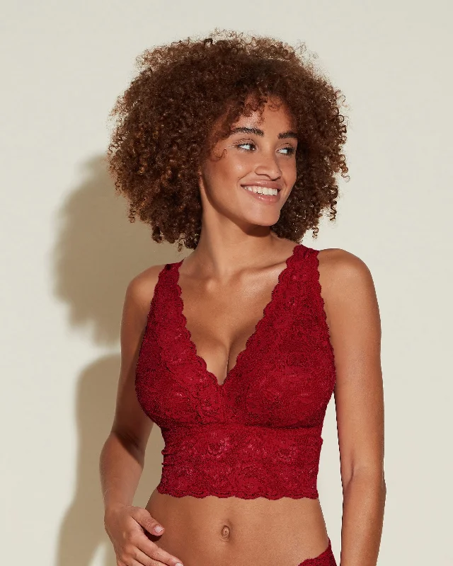 Curvy Plungie Longline Bralette