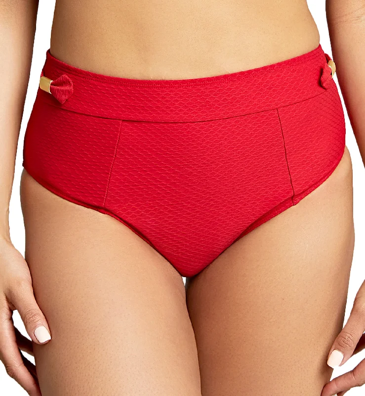 Panache Marianna High Waist Swim Pant (SW1595) - Crimson