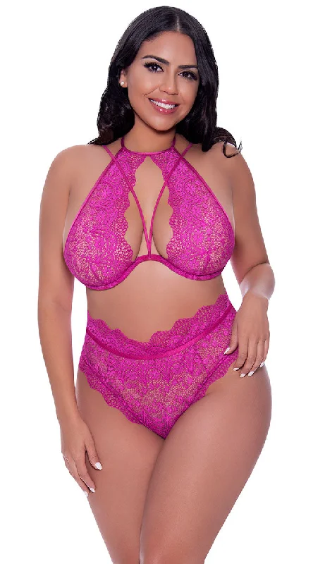 Plus Size Fruitful Lover Bra Set