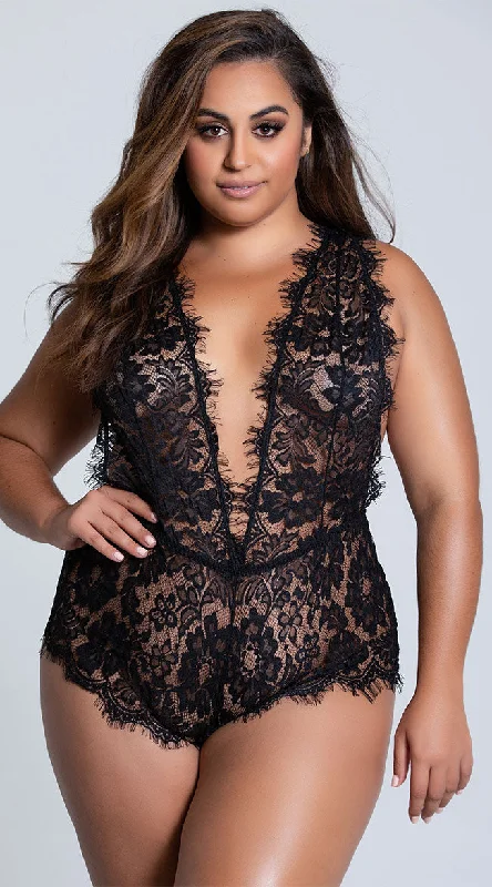 Plus Size Lush Life Lace Romper