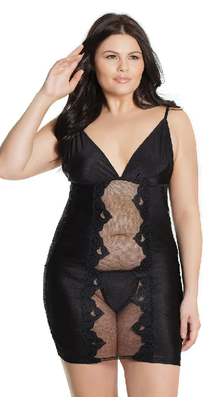 Plus Size Parisian Nights Chemise