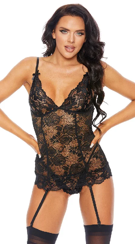 Plus Size Relentless Rosebud Chemise Set