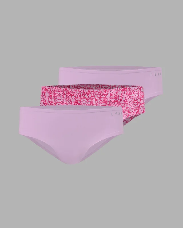 Seamless Brief 3 Pack - Patina-Pastel Orchid