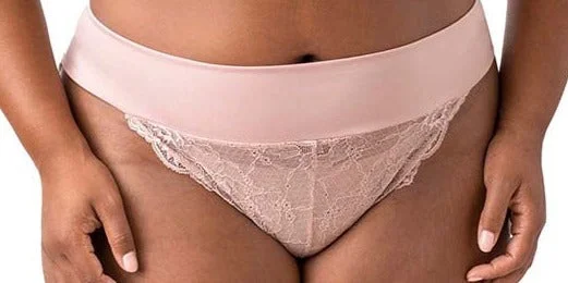 ELILA TANGA HIGHWAIST PANTY DUSTY ROSE 3903