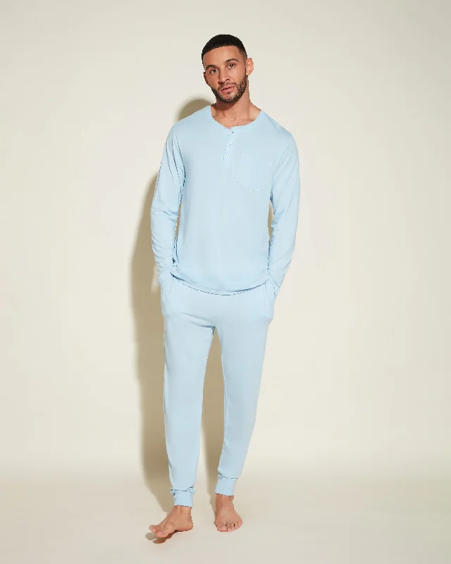 Men's Henley & Jogger Pajama Set