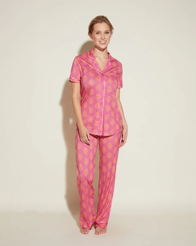 Kurzärmeliges Top & Hose Pyjama-Set