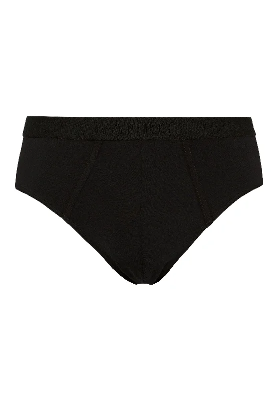 Cotton Essentials Cotton Brief | All Black 73101-0900