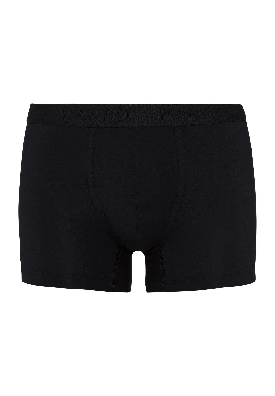 Cotton Essentials Cotton Boxer Brief | All Black 73102-0900