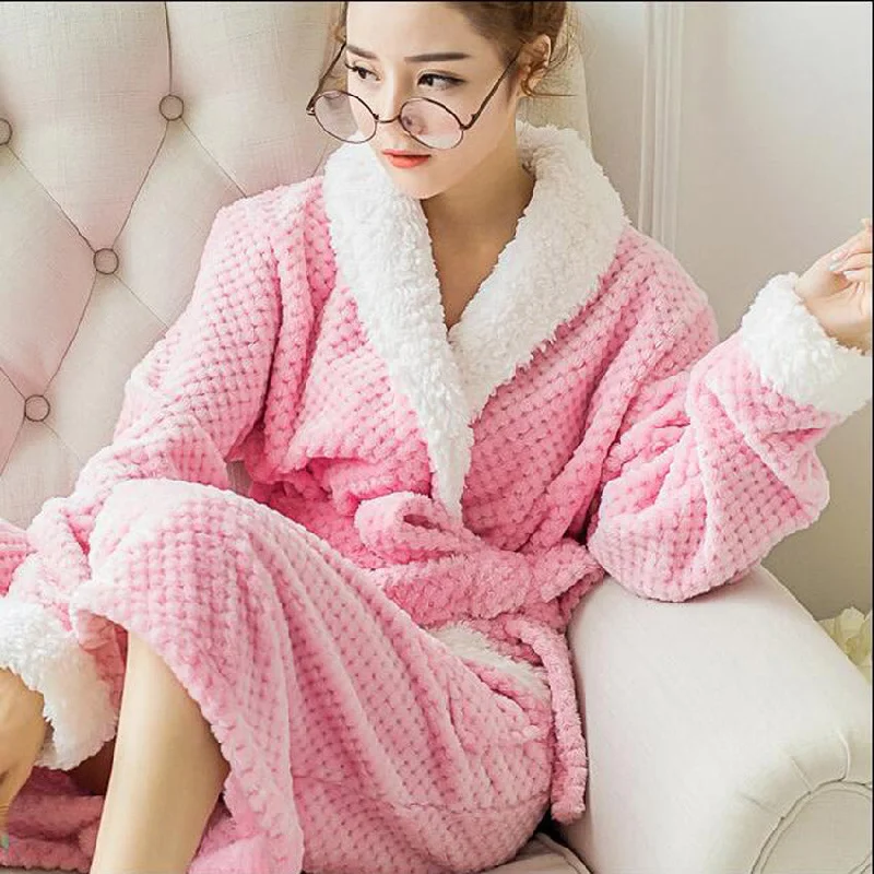 Classy Thick Flannel Robe