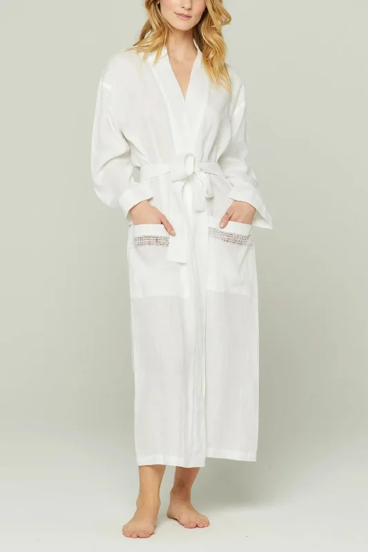 Italian Linen Robe