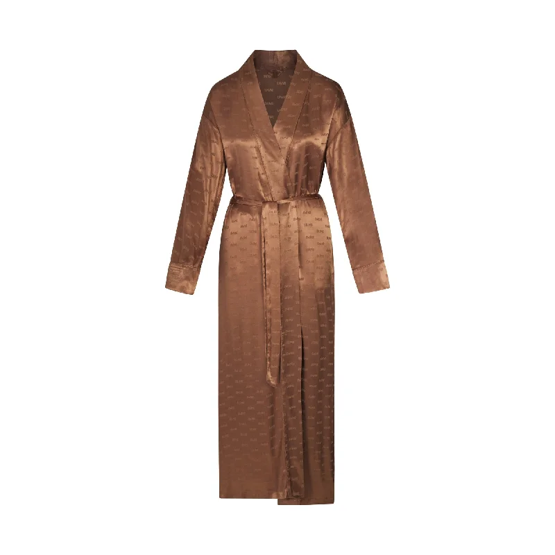 JACQUARD LONG ROBE | JASPER