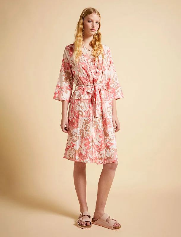 Karen Walker Ornamental Floral Midi Robe